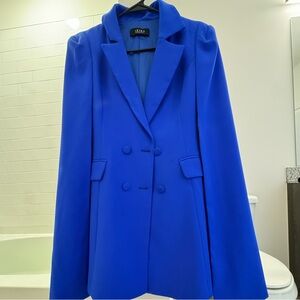 Akira Electric Blue Cape Blazer Dress